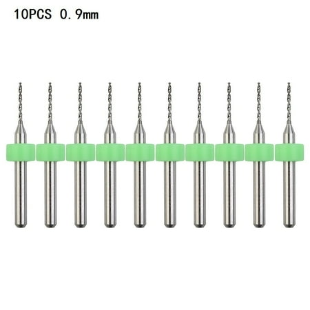 

10 Pcs Circuit Board PCB Drill Bits Kit Carbide Tungsten Steel Drill Bit Set