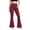 *Wine, variant on ClodeEU Women's High Waisted Stretch Flare Yoga Pants with Pockets,Casual Wide Leg Athletic Fitness Trousers Black,Women's Plus L