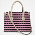 thumbnail image 2 of White Polka Dots, Black And Pink Stripes Cross Body Bags For Women Small Leather Female Handbags Fashion Top-Handle Totes, 2 of 4