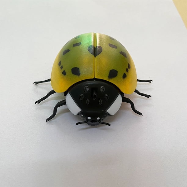 Juguete de mariquita para niños, coche con Control remoto, vehículo eléctrico, juguetes de broma de insectos falsos para Navidad y Halloween