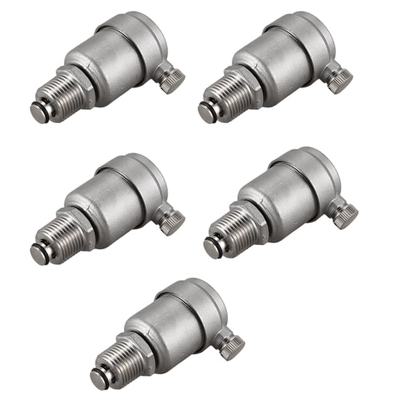 5X 1/2 Inch Stainless Steel 304 Automatic Air Vent Valve for Solar Water Heater Pressure Relief Valve 10Bar