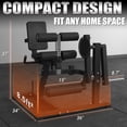 thumbnail image 2 of 2-IN-1 Leg Extension and Curl Machine, Adjustable Leg Exercise Bench with Plate Loaded, Rotary Leg Extension for Thighs, Lower Body Strength Training Equipment for Home Gym, 2 of 7