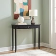 thumbnail image 5 of Casual Contemporary Living Modern Acacia Acacia Living Console Table, Black Matte, 5 of 11