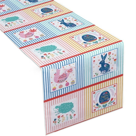 

Spandex Table Cover Easter Table Flag Festive Atmosphere Decorative Tablecloth Painting Dazzling Series Of Tablecloths
