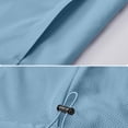 thumbnail image 4 of Nmnitkp Men's Hooded Rain Jacket Wind Resistant Water Repellent Full Zip Multi Zipper Pockets Drawstring Hood Outdoor Shell Coat for Hiking Camping Travel Daily Casual Wear Sky Blue,S, 4 of 9