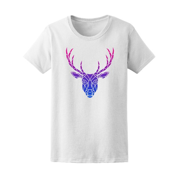 Gradient Low Poly Deer Head Tee Men's -Image by Shutterstock