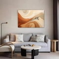 thumbnail image 5 of Abstract Art Modern Decorative Painting Warm Yellow Flowing Texture Painting Framed Canvas Poster Bedroom Decor Sports Landscape Office Room Decor Gift,Frame-style,16x24inch(40x60cm), 5 of 8