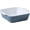 Airy Blue, variant on 8x8 Square Ceramic Baking Dish with Handles, 2 Quart Oven Safe Casserole Pan for Brownies, Lasagna, Casseroles, Bright White Kitchen Cookware