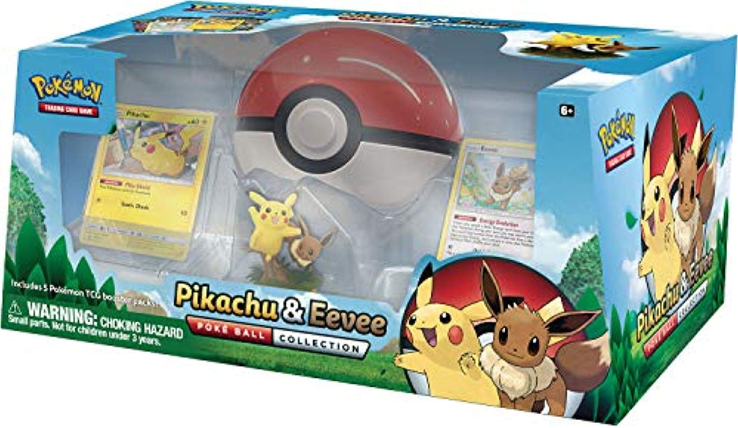 Pack Pokéball + Cute Pikachu + Eevee 20cm • Magic Plush