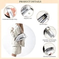thumbnail image 4 of Sunyuer Women Shoulder Bag, Shiny PU Leather Baguette Handbag, Trendy Y2K Underarm Purse, Fashion Flap Small Evening Bag for Party Club Daily, 4 of 5