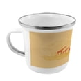 thumbnail image 2 of Giraffe Steel Camping Mug, Giraffes in Retro Color Safari Savannah Design Hot Wild Life Animal Boho Scenery, Printed Thermal Cup for Camping and Outdoor Activities, by Ambesonne, 2 of 2