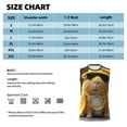 thumbnail image 5 of Lsque Heavy Metal Style Guinea Pig Print Men's Cotton Blend Sleeveless Muscle Shirts (S-3XL)- Moisture Wicking, Odor Protection, UPF 30+,Large, 5 of 8