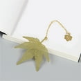 thumbnail image 4 of Tassel Bookmark Creative Shape High Durability Metal Hollow Bookmark with Chain Pendant Stationery Gifts for Home, 4 of 7