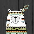 thumbnail image 2 of Robinson, Tamara 26x26 White Modern Wood Framed Museum Art Print Titled - Tribal Bear, 2 of 4