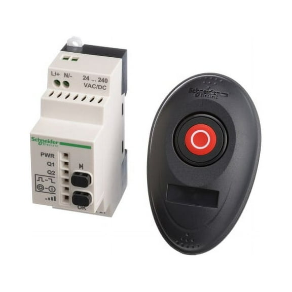 Schneider Electric WirelessPBKit,Blk/Blu/Grn/Rd/Wht/Ylw XB5RMA04