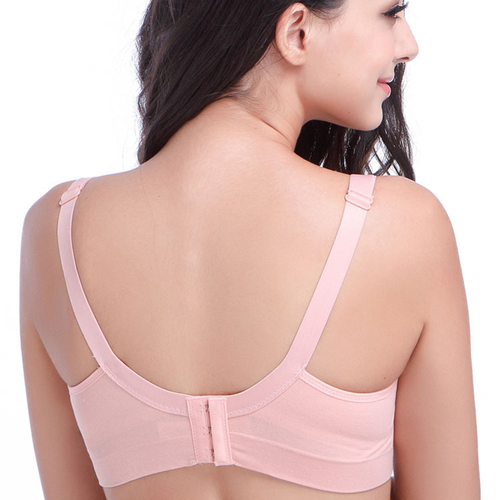 Maternity Nursing Bra 75-95 ABCDE Cup Thin Cup Breast-feeding Bra Bralette  Push-up Women Pregnancy Breast Sleep Underwear Sexy Lace Lingerie Nightwear  Pink 75 A/B/C/D/E