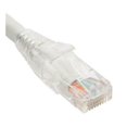 thumbnail image 1 of ICC ICC-ICPCSP01WH 1 Pi. CAT5E Cordon de Protection Transparent, Blanc, 1 of 2