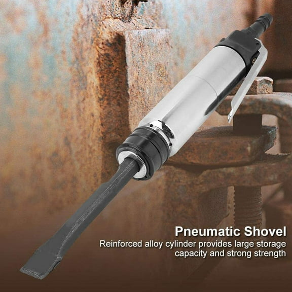 IBASETOY Steel Head Air Chisel Hammer Pneumatic Chipping Bit Long Scraper Tool