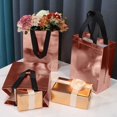 thumbnail image 2 of Bolsas de regalo cabzymx, 18 unidades, oro rosa, no tejidas, 20 x 10 x 25 cm, 2 of 7