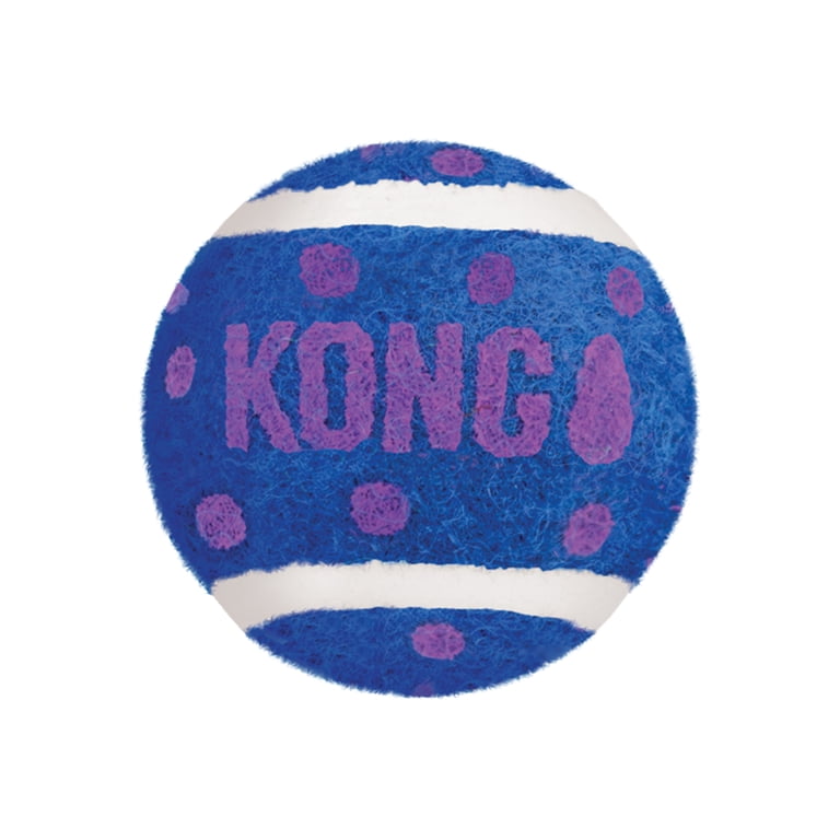 KONG Active Tennis Balls Cat Toy with Bells, 3-Pack photo 4