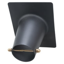 lixuesong Rain Chain Gutter Adapter Black Stainless Steel Texture Gutter Chain Downspout Rain Chain Integration for Outdoor