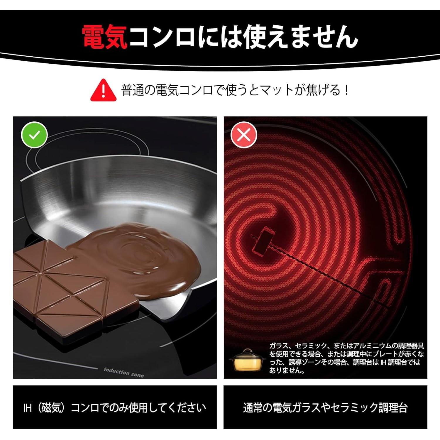 Large Induction Cooktop Protector Mat 21.2x35.4 Inch, Magnetic Electric Stove Covers Antistrike Glass Top Stove Cover, Silicone Induction Cooktop Mat for Electric StoveTop