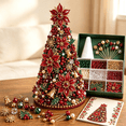 thumbnail image 3 of Clearance DIY Beaded Christmas Tree Craft Kit, 3D Crystal Bead Holiday Craft Set with Colorful Beads Ornaments, Christmas Tree Decorations for Tabletop, 3 of 3