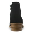 thumbnail image 2 of STYLE & COMPANY Womens Black Cushioned Perforated Gerddie Round Toe Block Heel Zip-Up Booties 6.5 M, 2 of 4
