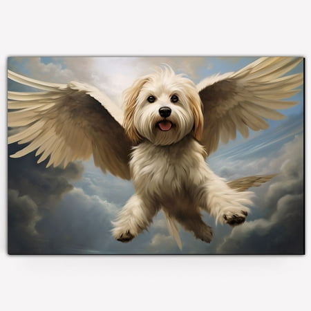 Tibetan Terrier Pet Memorial Canvas - Dog Memorial Gifts for Loss of Dog Bereavement Gifts for The Loss of Pet - Pet Memorial Gifts - Dog Cat Memorial Poster