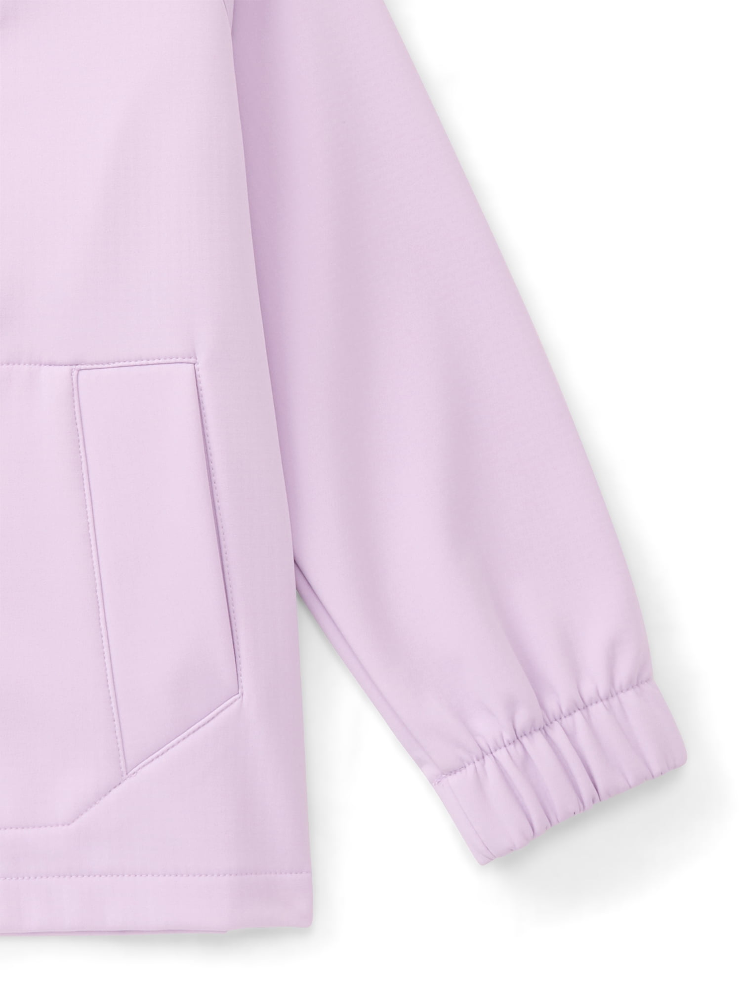Ozark Trail Girls Zip Up Softshell Jacket with Hood, Sizes 4-18