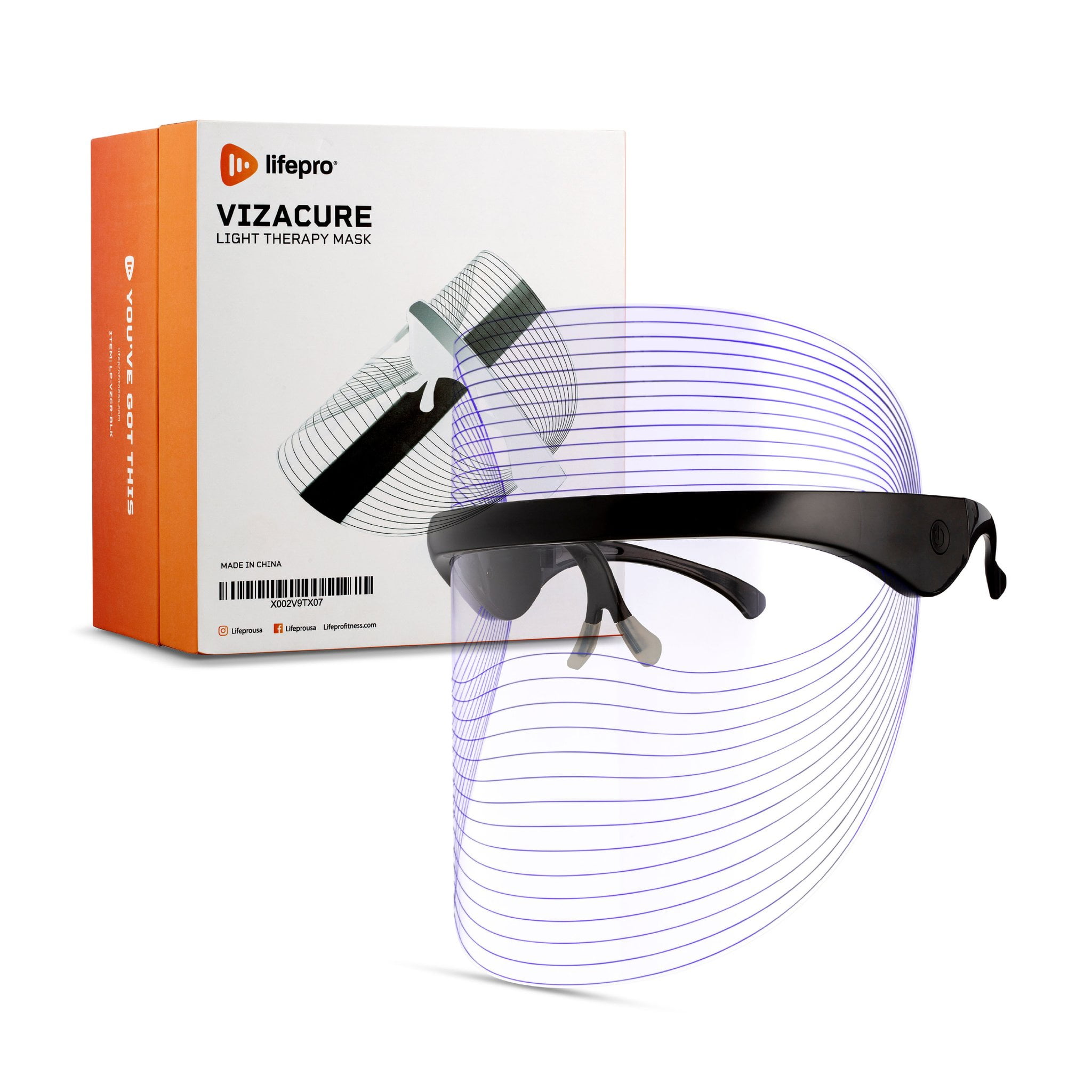 Buy Lifepro VizaCure LED Face Mask Light Therapy Facial Skin Care