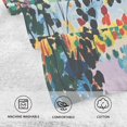 thumbnail image 5 of Yayeee 2 Pack Hand Towels for Bathroom 100% Cotton 16" x 28" Soft Absorbent Kitchen Towel, Colorful Leaves, 5 of 7