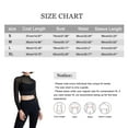 thumbnail image 4 of Women's Sexy Mesh Long Sleeve with Underwear Pad Running Quick Dry Sports Underwear One Cup Fitness Clothing, 4 of 6