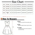 thumbnail image 2 of Winter Savings Clearance! Lindreshi Womens Formal Dresses Long Sleeve Clearance Women's Fashion Vintage Solid T Round-Neck Three Quarter Sleeves Chiffon Sexy Dress, 2 of 7