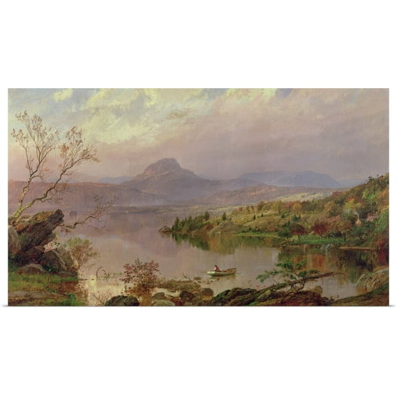 Great BIG Canvas | Rolled Jasper Francis Cropsey Poster Print entitled Sugarloaf from Wickham Lake, 1876