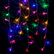thumbnail image 5 of Cascada de Luces La Merced  Navideña Decorativa Luz Led Multicolor Pastel 500 Focos 8 Funciones Cable Blanco 10 m, 5 of 7