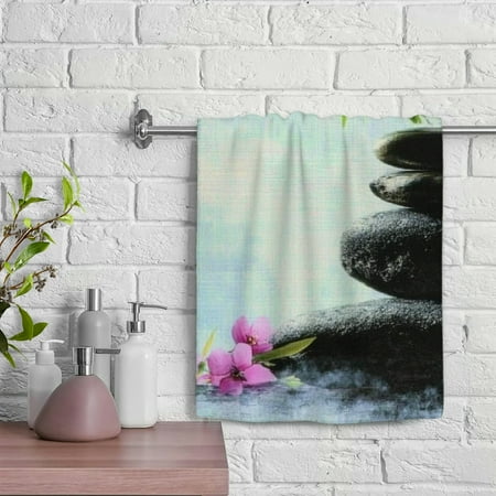 

ZFLMY Bamboo Tree Flowers Absorbent Hand Towels 100% Polyester Funny Kitchen Towels Soft Bath Towel for Kitchens Bathrooms Showers 29.5x13.8 inches 29.5x13.8in