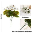 thumbnail image 2 of Décoration Maison Moderne, Fleurs Artificielles Pensée Extérieures Fleurs de Printemps Plantes Sauvages Fausses Impatientes Rouges pour Fenêtre Boîte Mariage Extérieur Jardin Porche Décor, 2 of 8