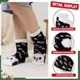 thumbnail image 4 of Kids Girls Slipper Fuzzy Socks Soft Warm Cozy Animal Anti-Slip Winter Thermal Christmas Indoor Socks, 4 of 6