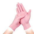 thumbnail image 4 of Pink Nitrile Gloves for Hand Protection, 100 Count Durable Latex-Free Disposable Gloves, Universal Fit Protective Gear for Home and Industrial, 4 of 5