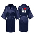 thumbnail image 1 of TIMIFIS Ensembles de Robes en Soie pour Couples, Robes de Spa d'Hôtel, Robes de Mariée et de Marié, Robes de Fête Nuptiale 1Pcs PRING/Été, 1 of 5