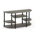thumbnail image 1 of Mueble de TV Furinno JAYA, diseño simple, esquina, roble francés, gris, 1 of 5
