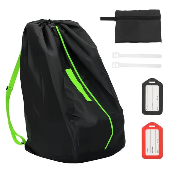 Car Seat Bags For Airplane Travel, Jaseppor Gate Check Bag, Durable Travel Bag with Shoulder Straps and 2pcs Luggage Tags For Airplane