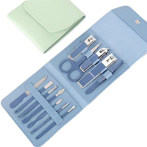 Stainless Steel Pedicure Care Grooming Kit Travel Mini Manicure Set Nail Clipper Kit for Traveling Home Use