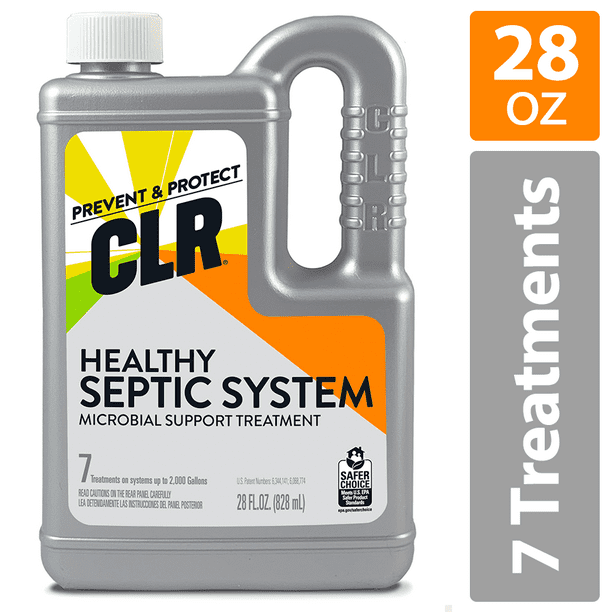 Clr Healthy Septic System Industrial Strength And Environmentally Friendly 28 Fl Oz Walmart Com Walmart Com