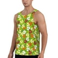 thumbnail image 2 of Fotbe St. Patrick's Day3 Pattern Men's Quick Dry Workout Tank Top Gym Muscle Tee Fitness Bodybuilding Sleeveless T Shirt Breathable Workout Shirt-Small, 2 of 9