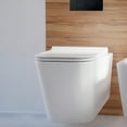 thumbnail image 5 of Concorde Wall-Hung Toilet Bundle 0.8/1.6 GPF Dual Flush in Glossy White with Black Flush Plate, 5 of 13