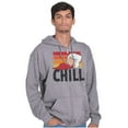 thumbnail image 5 of Popeye The Sailor Man Sleeping Chill Zip Up Hoodie Men's Women's Brisco Brands S, 5 of 6