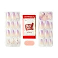 thumbnail image 3 of Open Box KISS imPRESS No Glue Needed Press On Nails, Design, All I Want, Purple, Medium Coffin, 30 Count, 3 of 6