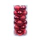 thumbnail image 1 of 24 bolas de Navidad de plástico para árbol de Navidad bellamente decorado., 1 of 5